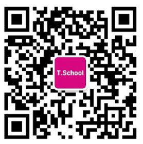T.School微信公众号二维码